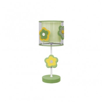 Distribuidor - Lâmpadas Diversas | Sobre Mesas Infantil |SOBREMESA INFANTIL FLOR VERDE 1XE14 (35X14) Ref: 044171006